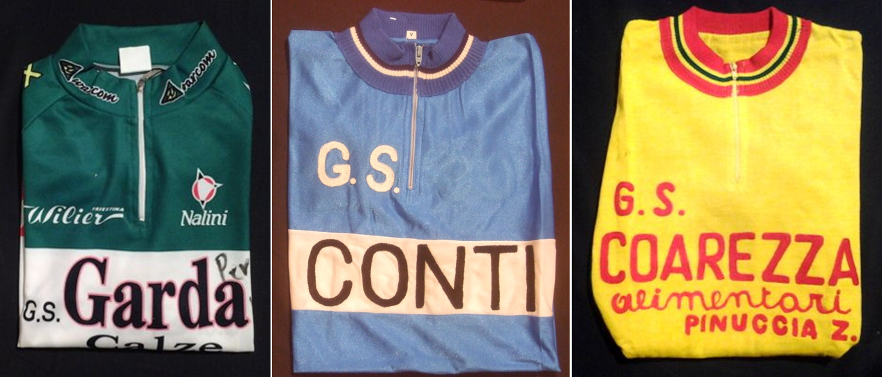maglie donate al Santuario della Madonna del Ghisallo